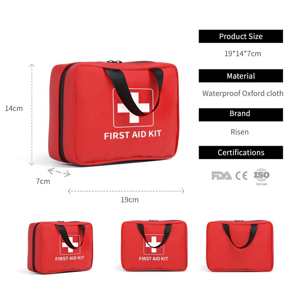Anthrive OEM 220 Pieces Medical Supplies Portable Waterproof Survival Emergency Kids School Outdoor Home First Aid Kit