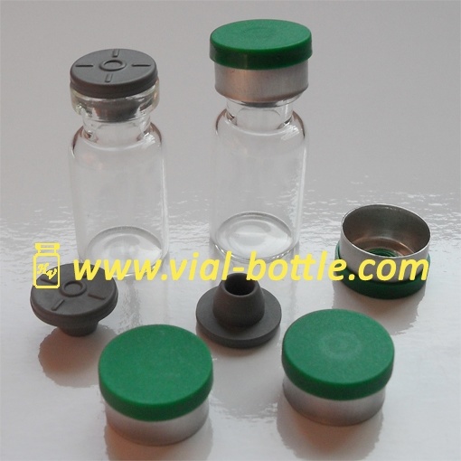 2ml Antibiotic Bottle with Rubber Stopper and Flip Crimp Top