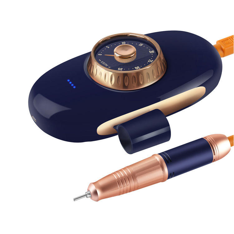 30W Nail Drill 35000rpm Wireless Portable E File Machine with Pen Holder