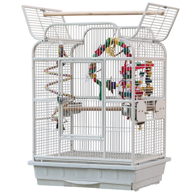 Factory Price Steel Metal Garden Decoration Luxury Canary Budgie Parrot Large Bird Big Cages for Sale