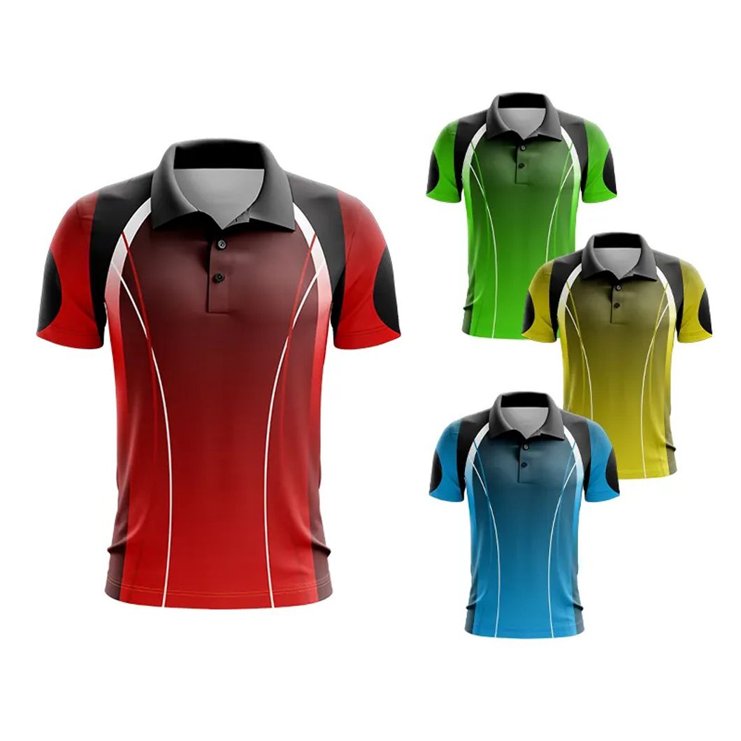 Free Design Sublimation Sportswear Quick Dry Golf T Shirt Men' Polo Shirt