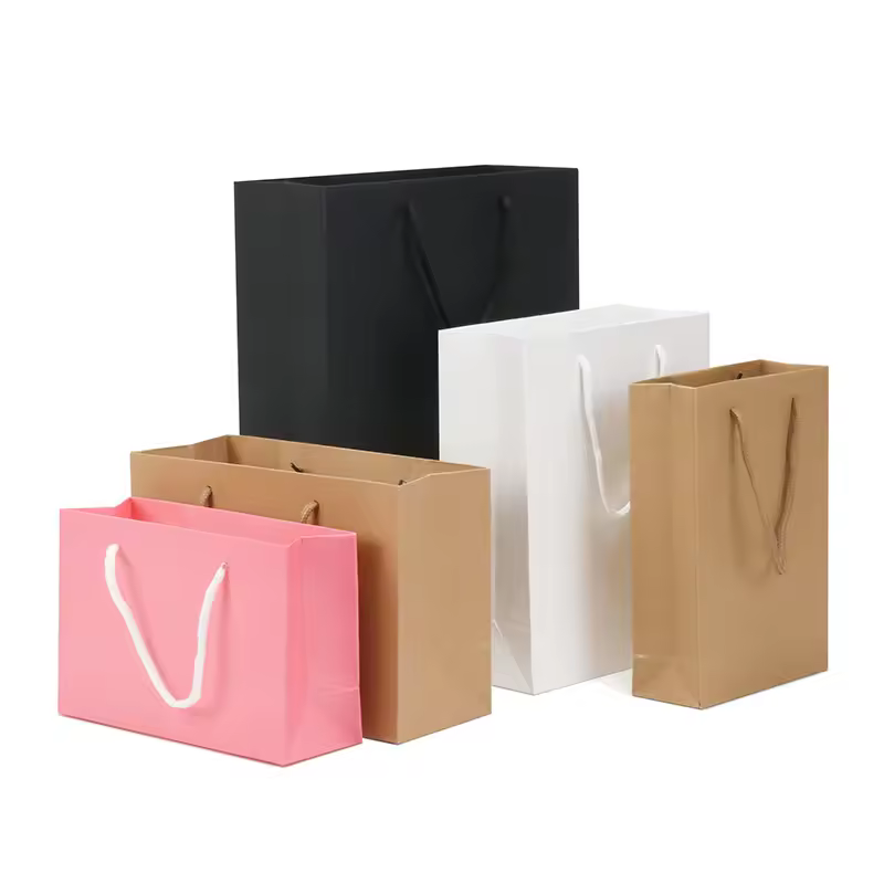 Ready To Ship Underwear Garment Shoes Clothing Shopping Paper Gift Bags With Your Own Logo
