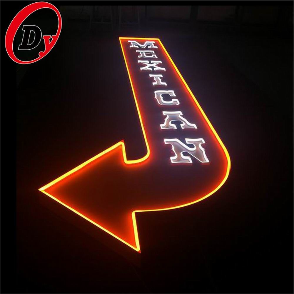 Costume Factory Direct Sale Advertising Channel LED Neon Sign Chinese