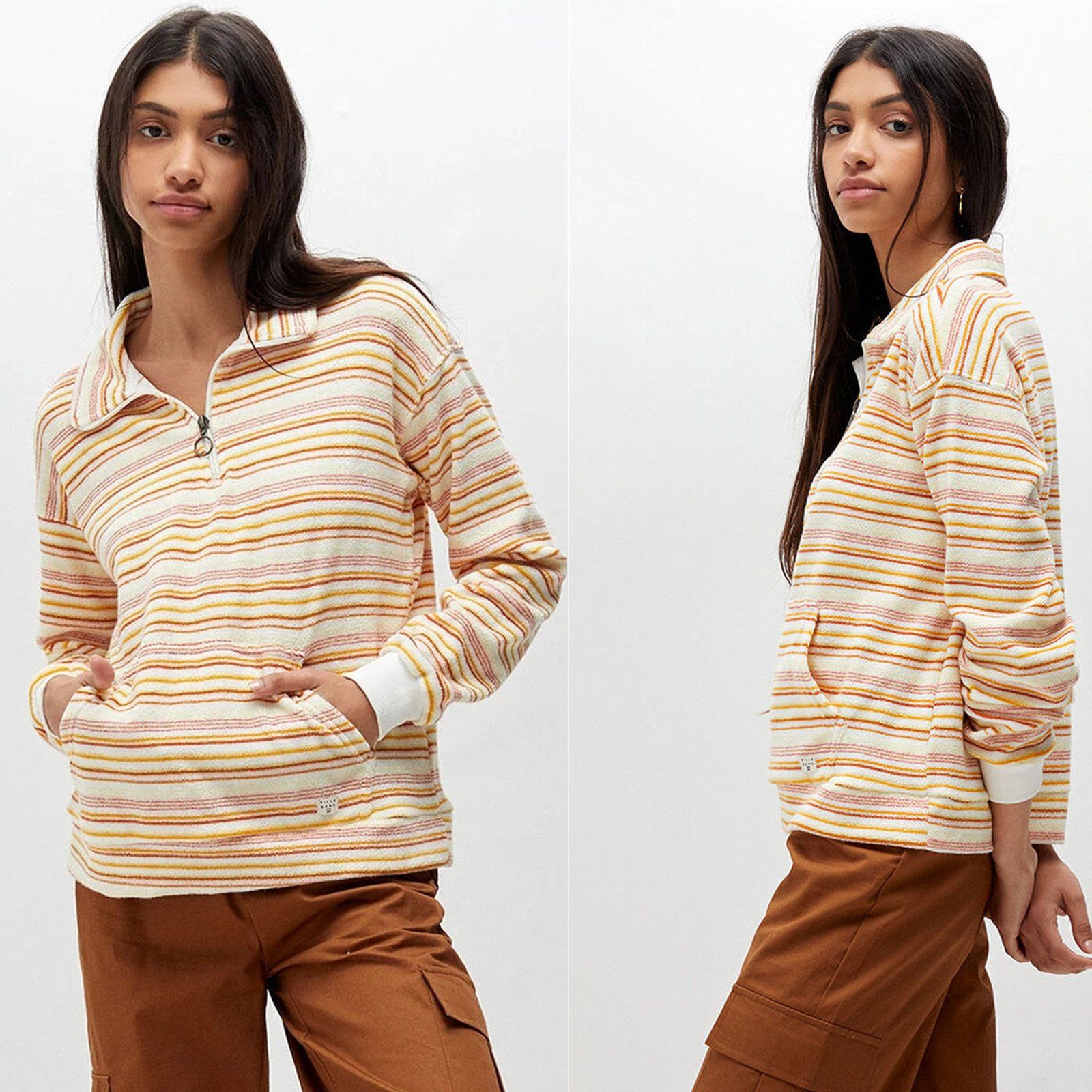 Manufacturer China Good Quality Competitive Price New Fashion Half-Zip Front Closure Stand-up Collar Women Hoodies