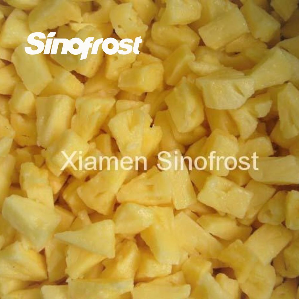 ISO/HACCP/Halal Certified IQF Frozen Pineapples Tidbits Manufacturer&Bulk Supplier