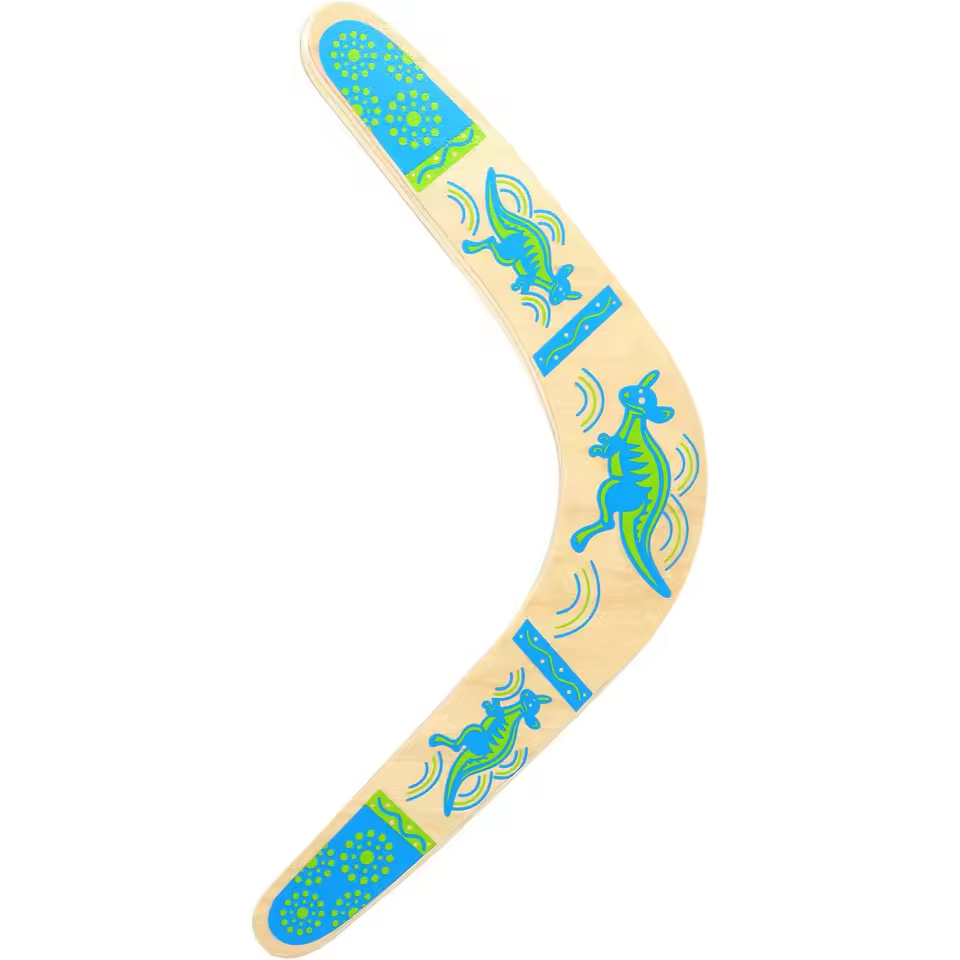 Boomerang For Kids,Australia Style Handmade Wooden Authentic Boomerang,V-shaped Returning Boomerang For Kids And Adult