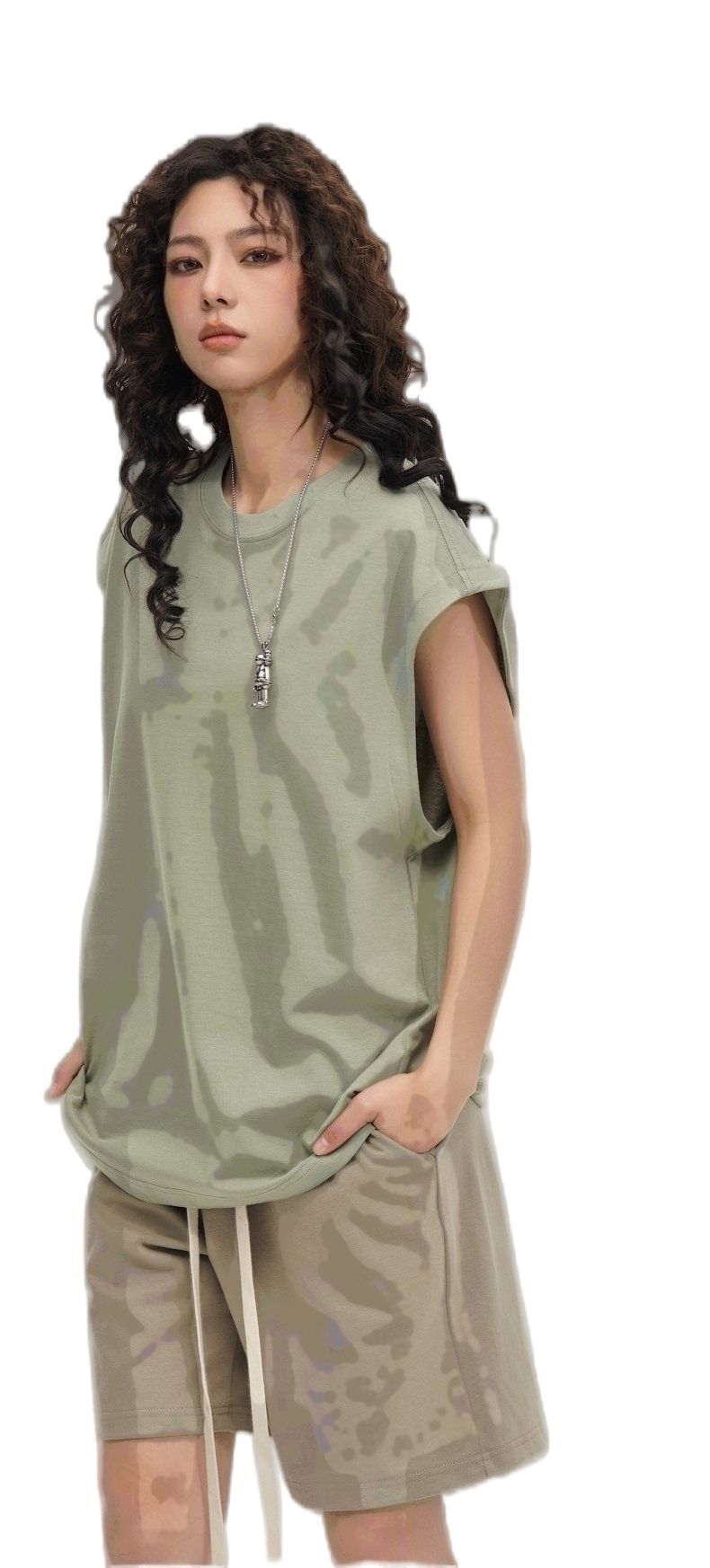 Durable Muscle Fit Sleeveless Tank with Reinforced Seams