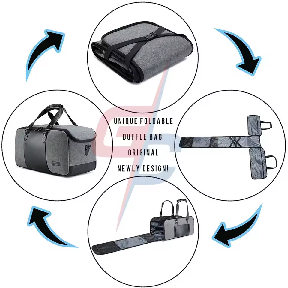 Lightweight Portable Foldable Travel Duffel Bag Large Gym Sports Weekender For Men And Women With Original Integrated Design