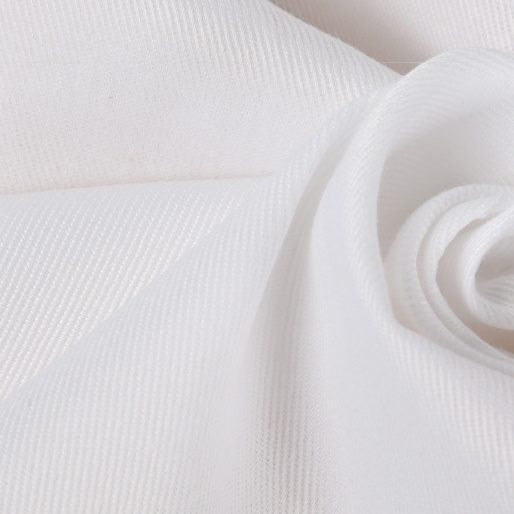 Factory Direct Super Quality in Stock Wholesale White Twill Surgery Fabric Cotton for Nurse and Doctor