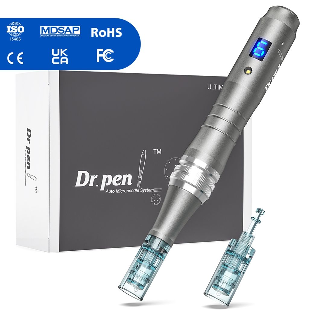Byall Official Dr Pen M8 Derma Pen with New Fine 16 Pins Needle Tips LED 6 Level Speed Wired Wireless Mts Pmu Microneedling Pen