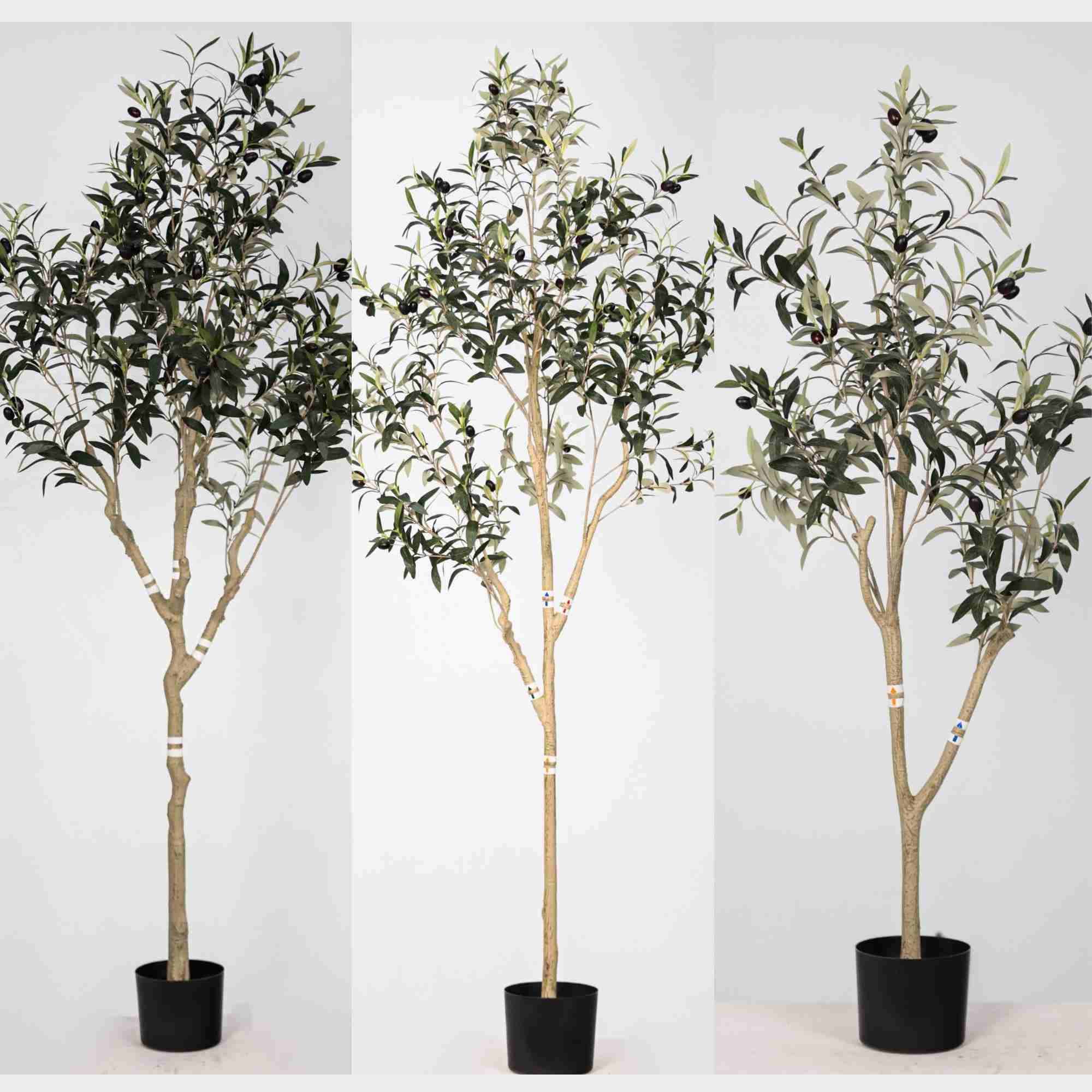 Wholesale High Quality Artificial Olive Tree in Pot Faux Potted Plant for Home Decor