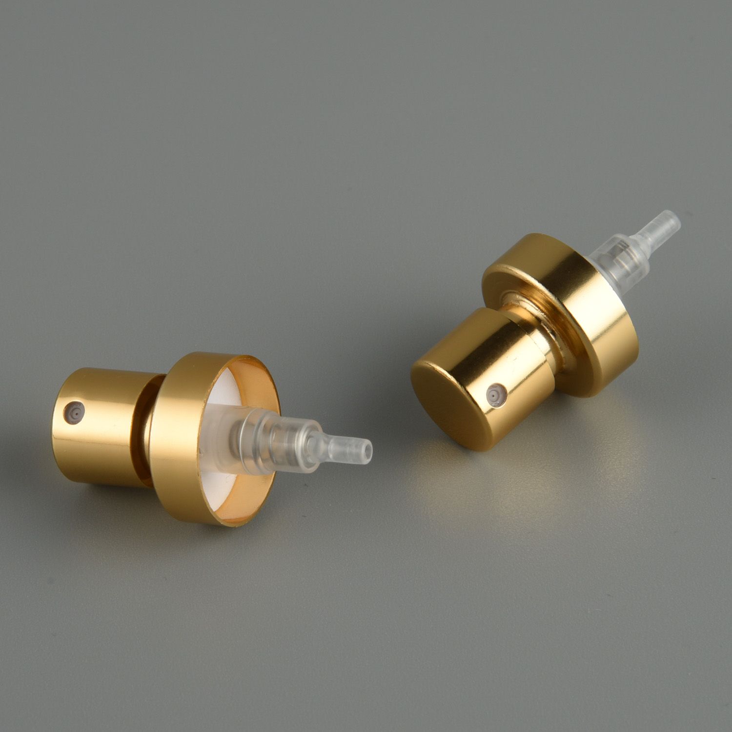 Ribbed Glass Bottle White Fine Fea Pump Mist Sprayer for Fea Crimp Glass Bottle Sprayer Dispenser Sprayer Aluminum Sprayer Fine Spray