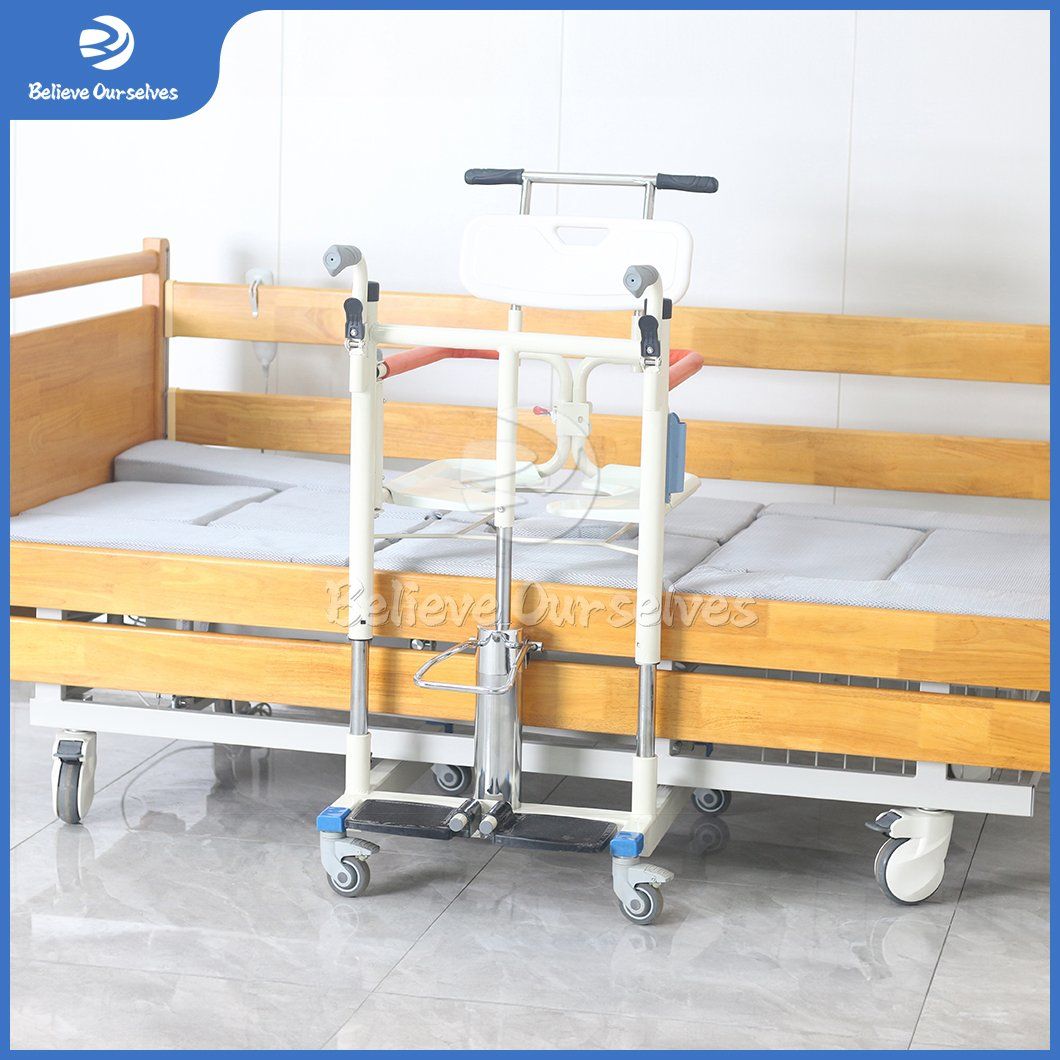 Huaren Home Medical Equipment Suppliers Mechanical Patient Lift China Ywj-02 Independent Braking Hospital Patient Transfer Lift