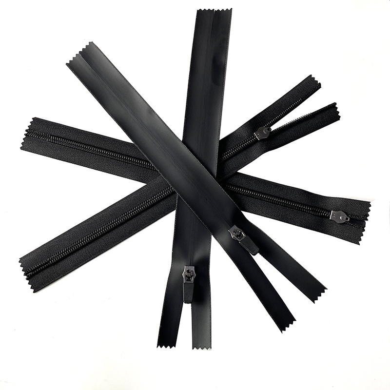 3# TPU Long Chain Waterproof Nylon Zipper Black Water Assistant Zipper for Tent Waterproof Zipper Roll