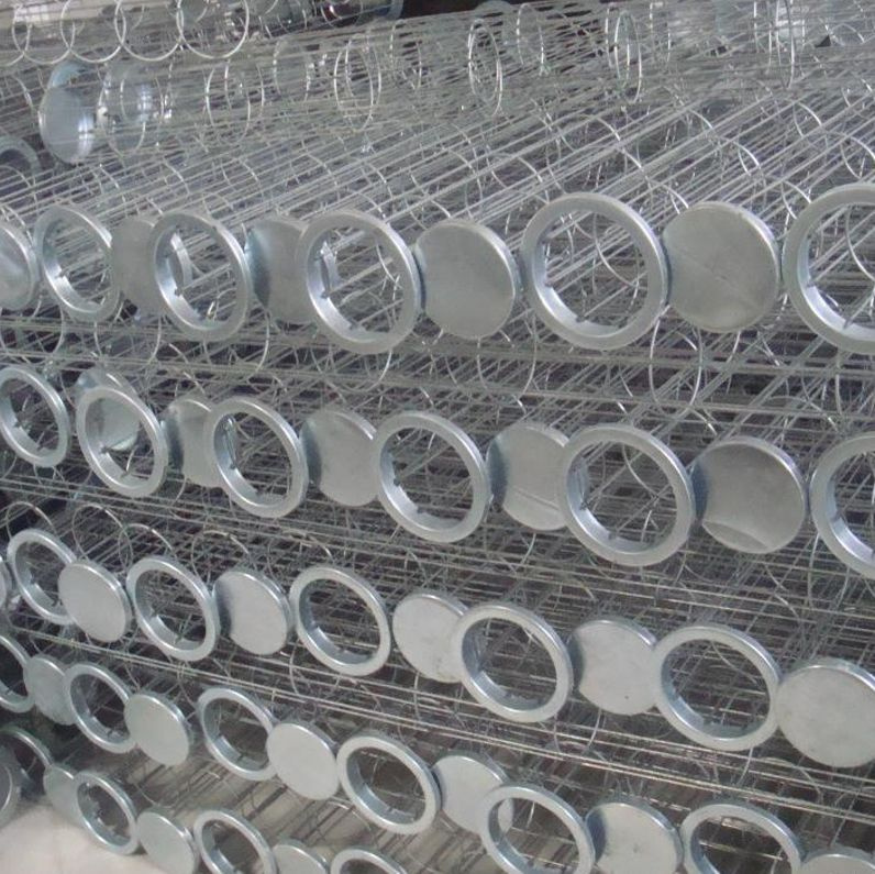 Direct Factory Powder Coated Filter Bag Cage Dust Collector Supporting Cage