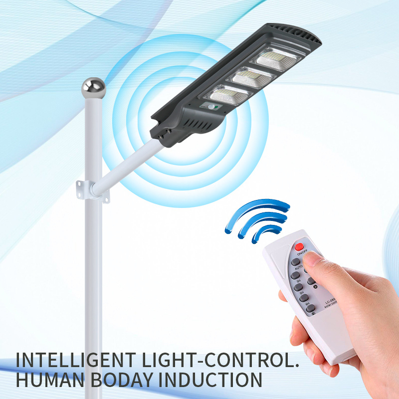 Smart Solar Street Light, Solar Street Lighting Motion Sensor, Solar Street Light 150W Solar Outdoor Light