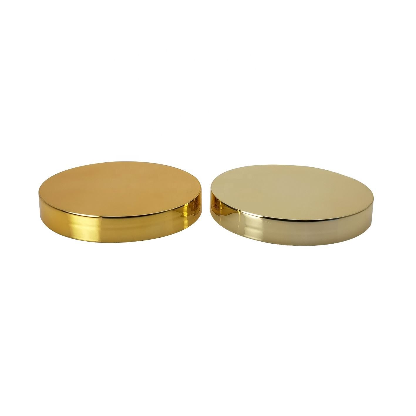 Electroplating Treatment Wide Mouth Cream Bottle Cap 89 mm Plastic Jar Lid