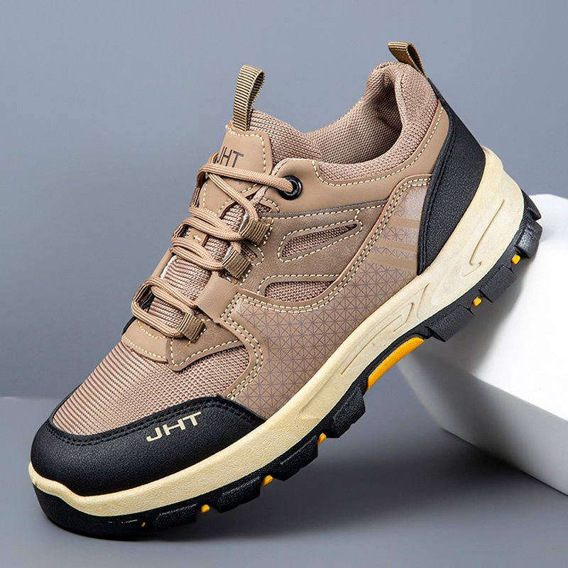 Wholesale Breathable Trekking Camping Climbing Style Sneakers Non-Slip Outdoor Hiking Shoes for Men