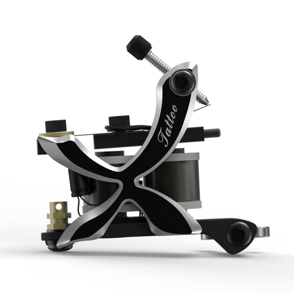 Hawink Manufacturer Supply 12 Wraps Tattoo Machine Wholesale Shader Rotary Professional Tattoo Coil Machine