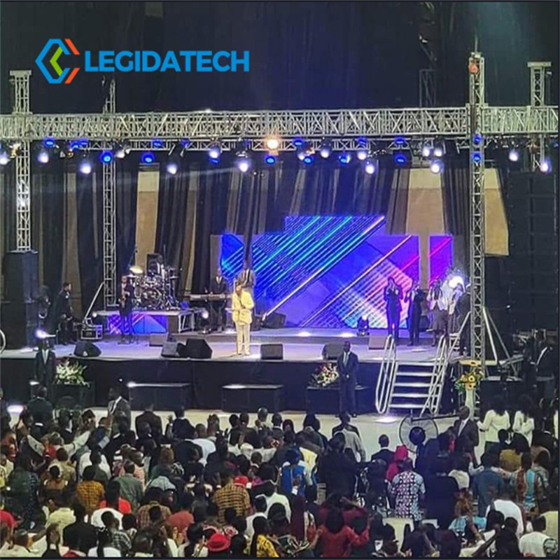 Legida Tech Full Color Indoor Outdoor Advertising Digital Flexible SMD Video Wall Rental Screen LED Display for Stage Concert Slim High Quality