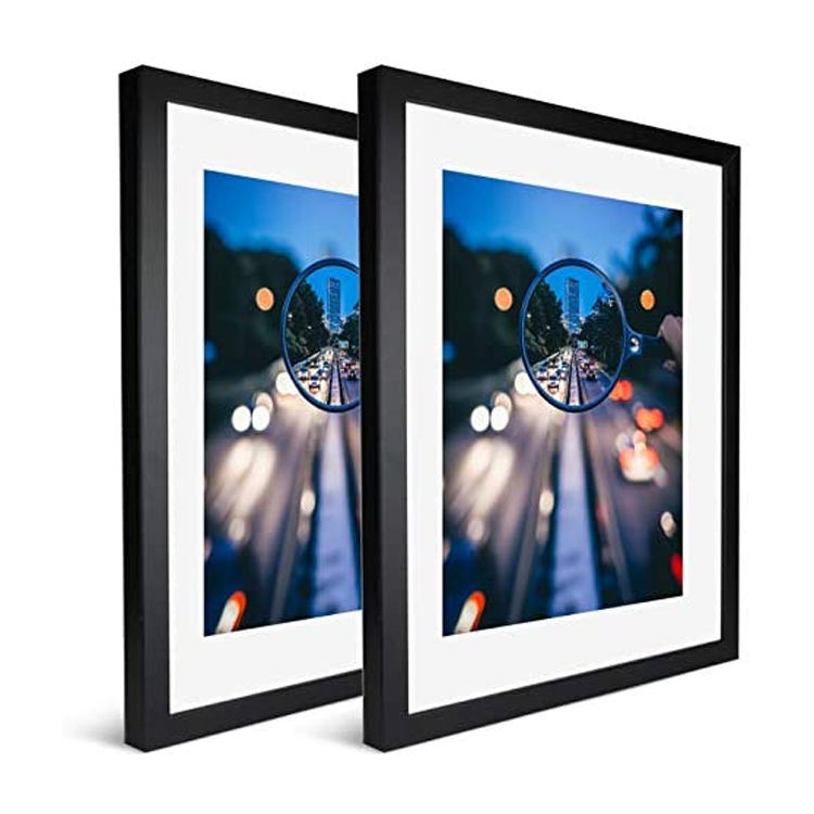 Wholesale Black Wood Photo Frame - Real Glass, Wall Art