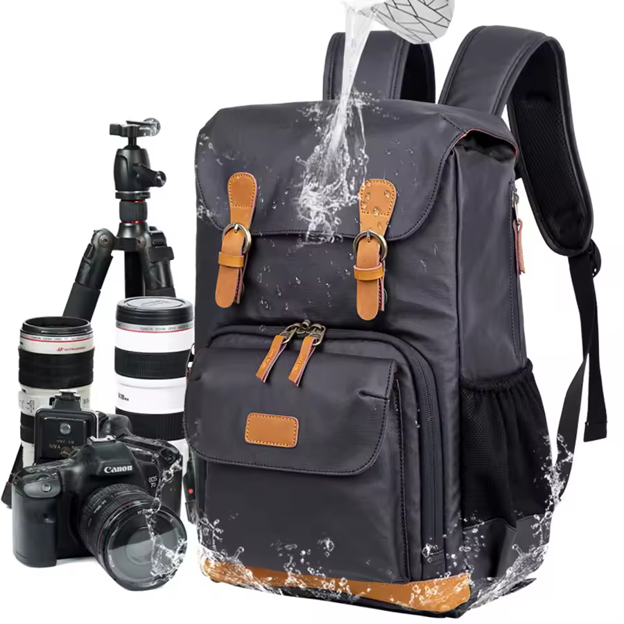 Hot Sale Professional Waterproof Dslr Camera Backpack Outdoor Travel Bag With Laptop For Digital Gear