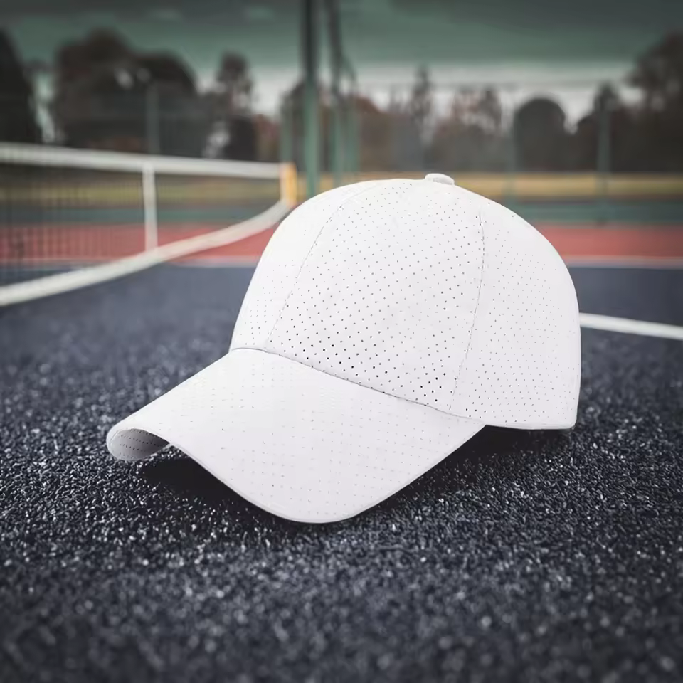 Unisex Quick Dry Mesh Summer Workout Tennis Hat Waterproof Baseball Cap With Hole Style For Adults And Kids 2pcs