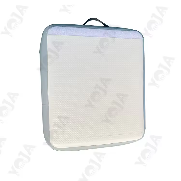 Wholesale15mm Thickness Eco-friendly Pvc Pilates & Yoga Mat Air Blocks Stock No Logo Square Inflatable Tumbling Gym Flooring Mat