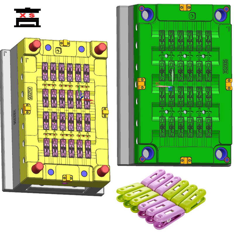 Plastic Cloth Hanger Mold Injection Sock Underwear Clip Mold