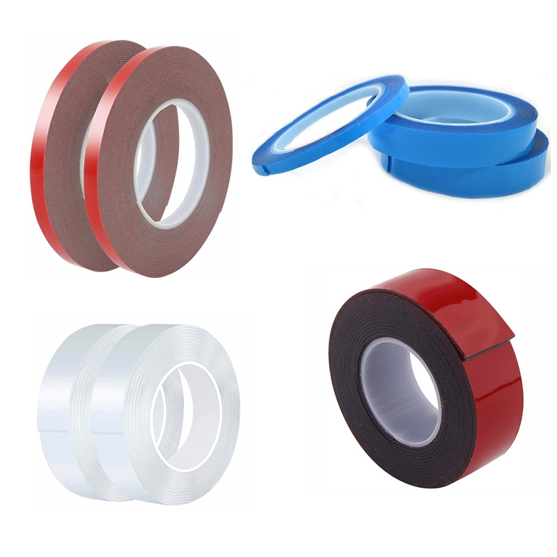 Heavy Duty Mounting Acrylic Clear Tape 1mm Thick Foam High Tensile Strength Double Sided Tape