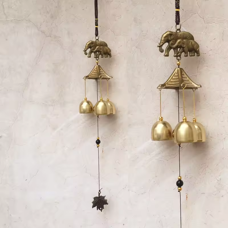China elephant metal wind chimes with
