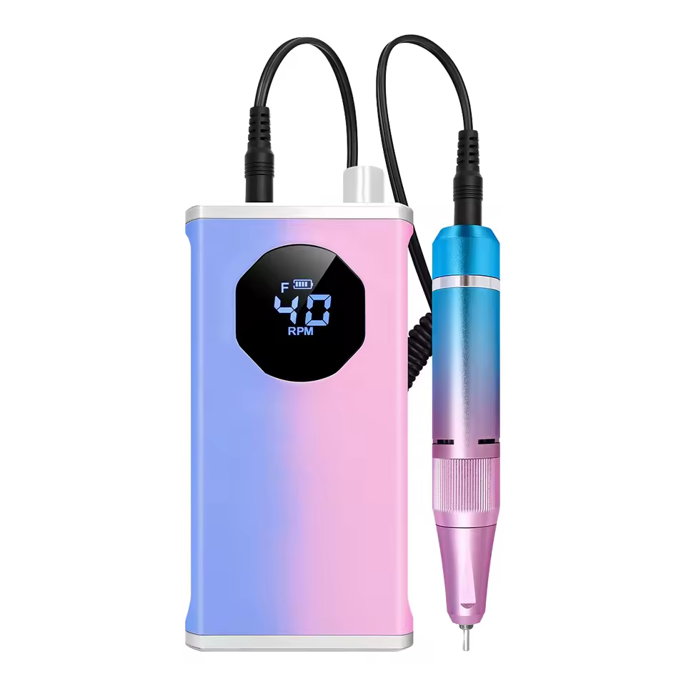 Stock Portable Plastic Nail File Rechargeable Sander Gel Nails Polishing 30000rpm Electric Professional Nail Drill Home Manicure