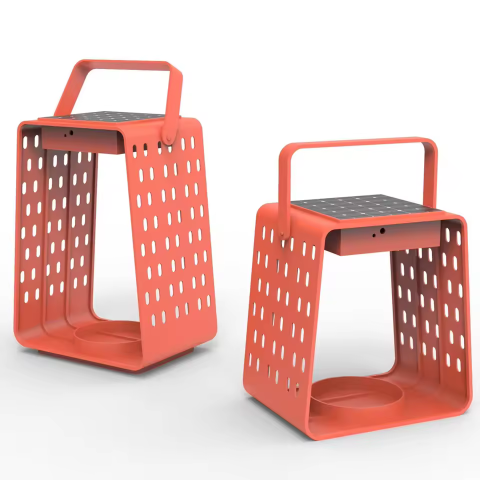 Luxury Aluminum Water-resistant Outdoor Solar Table Lamp Eco-friendly Durable For Hotel Picnic Garden Terrace Park Furniture