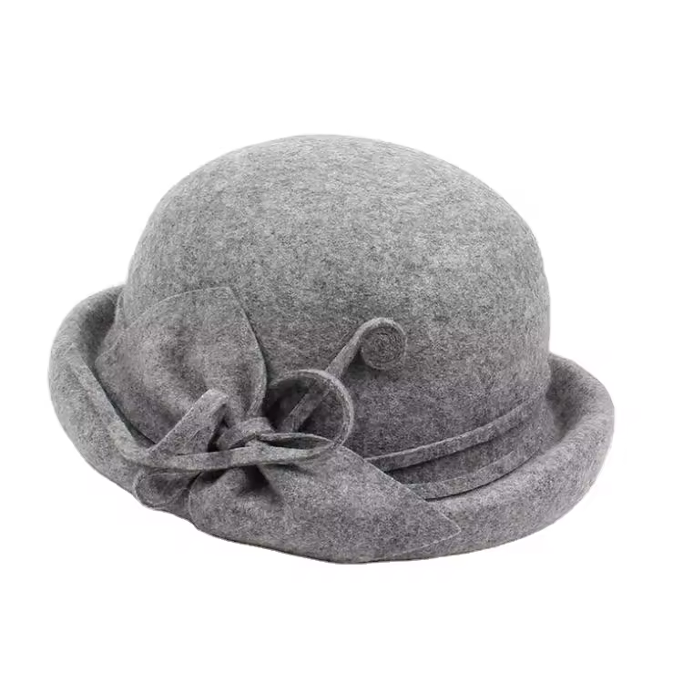 Ddp Felt Flat Top Hat Jazz Cap Factory Direct Wholesale Classic Wedding Church Formal For Women Oem Adults Plain Wedding Party