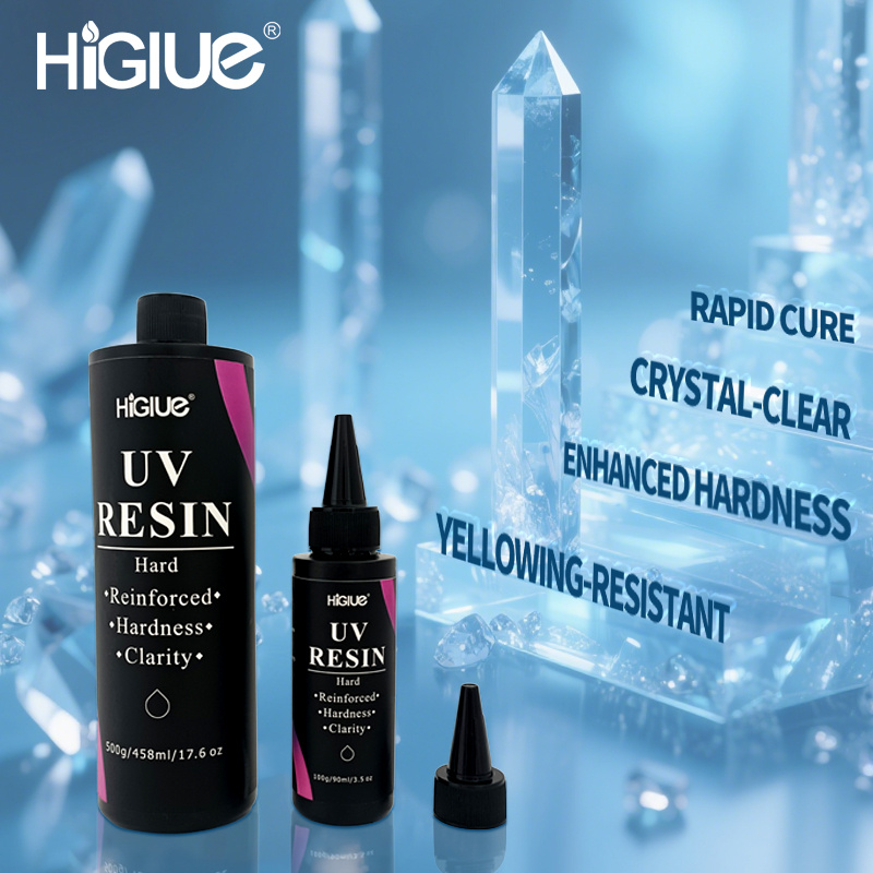 Wholesale 100g 1000g UV Curing Resin for Art Round Pendant Press Flower DIY Jewelry High Transparent High Toughness UV Resin