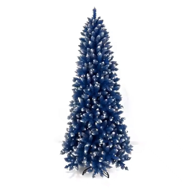 High Quality Klein Blue PVC Colorful Christmas Tree for Outdoor Decoration