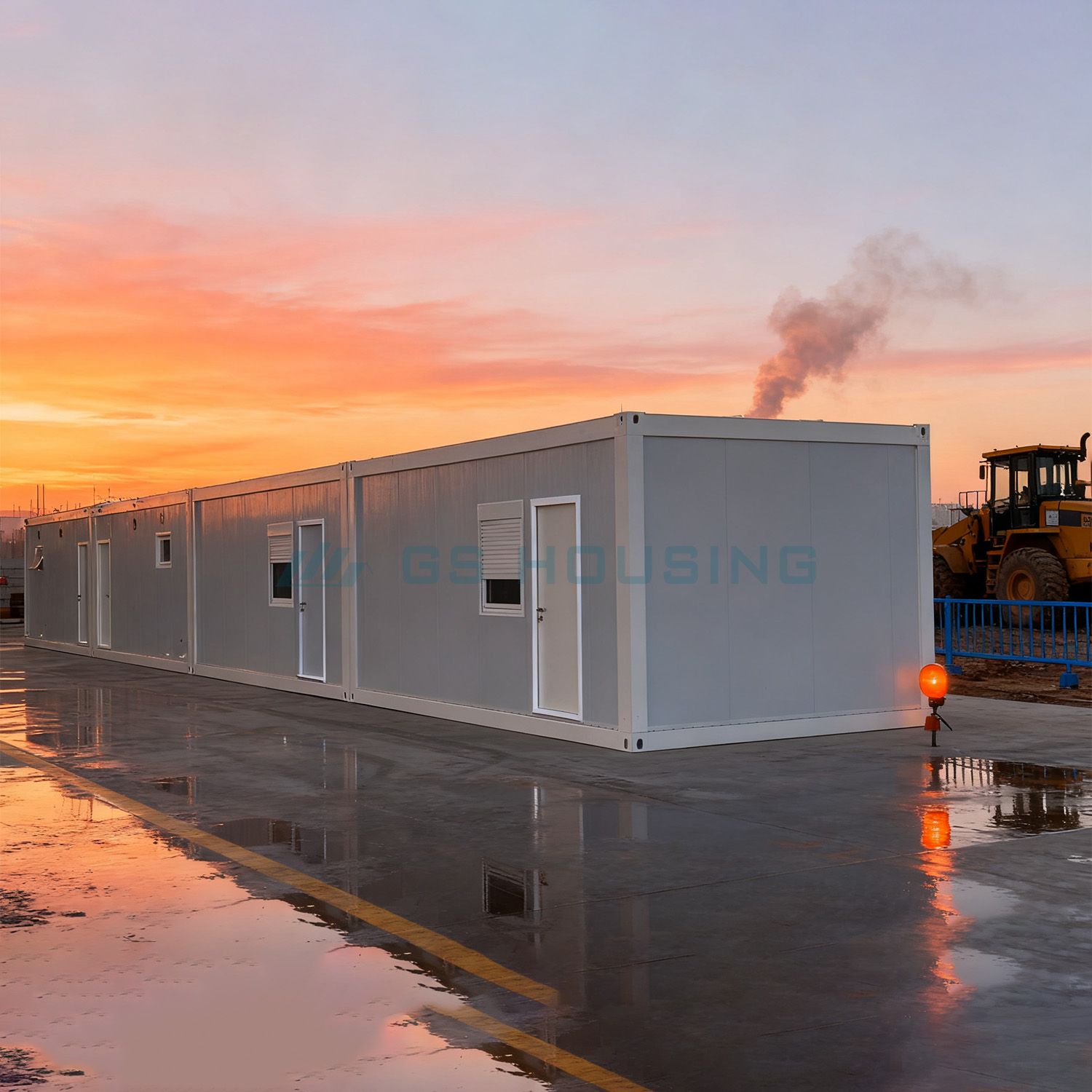 Manufacture Easily Movable Eco-Friendliness Prefabricated Modular Mobile Mine Labor Camp Container House Ready Made Container Home