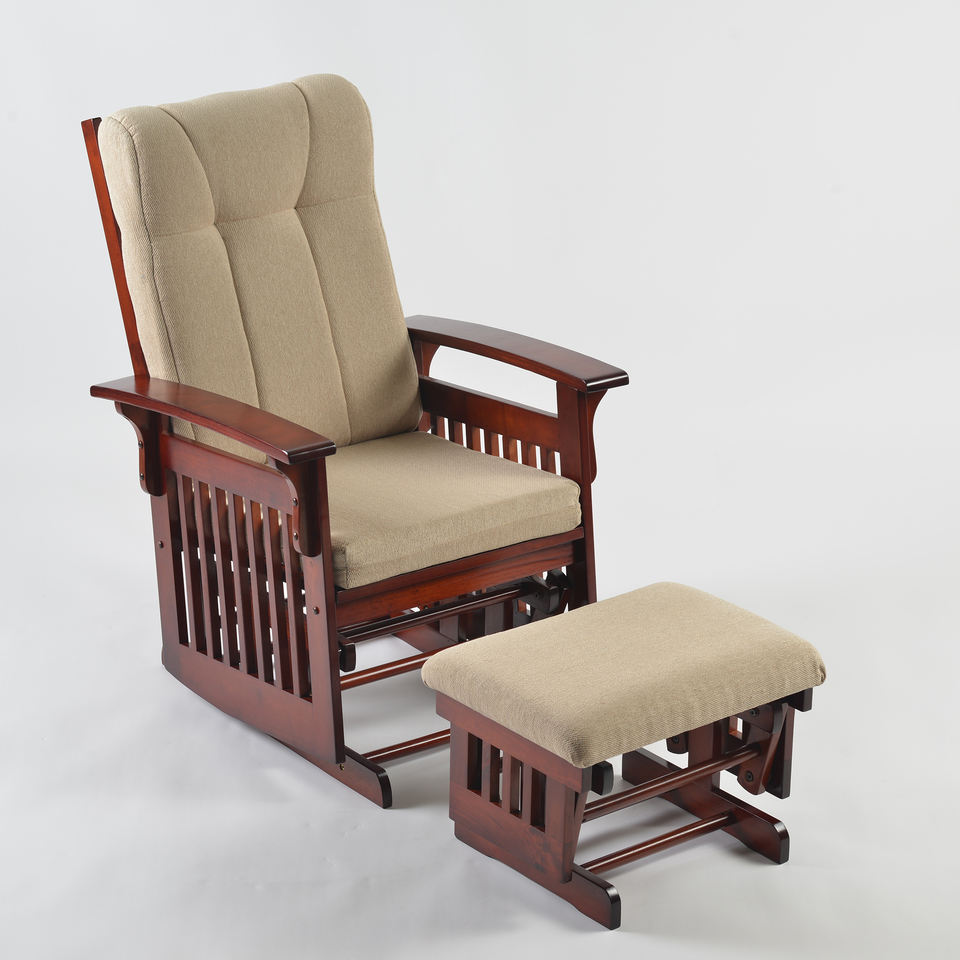 Cheap Price Nursing Baby Glider Chair Breastfeeding Rocking Chair And Stool For Mother