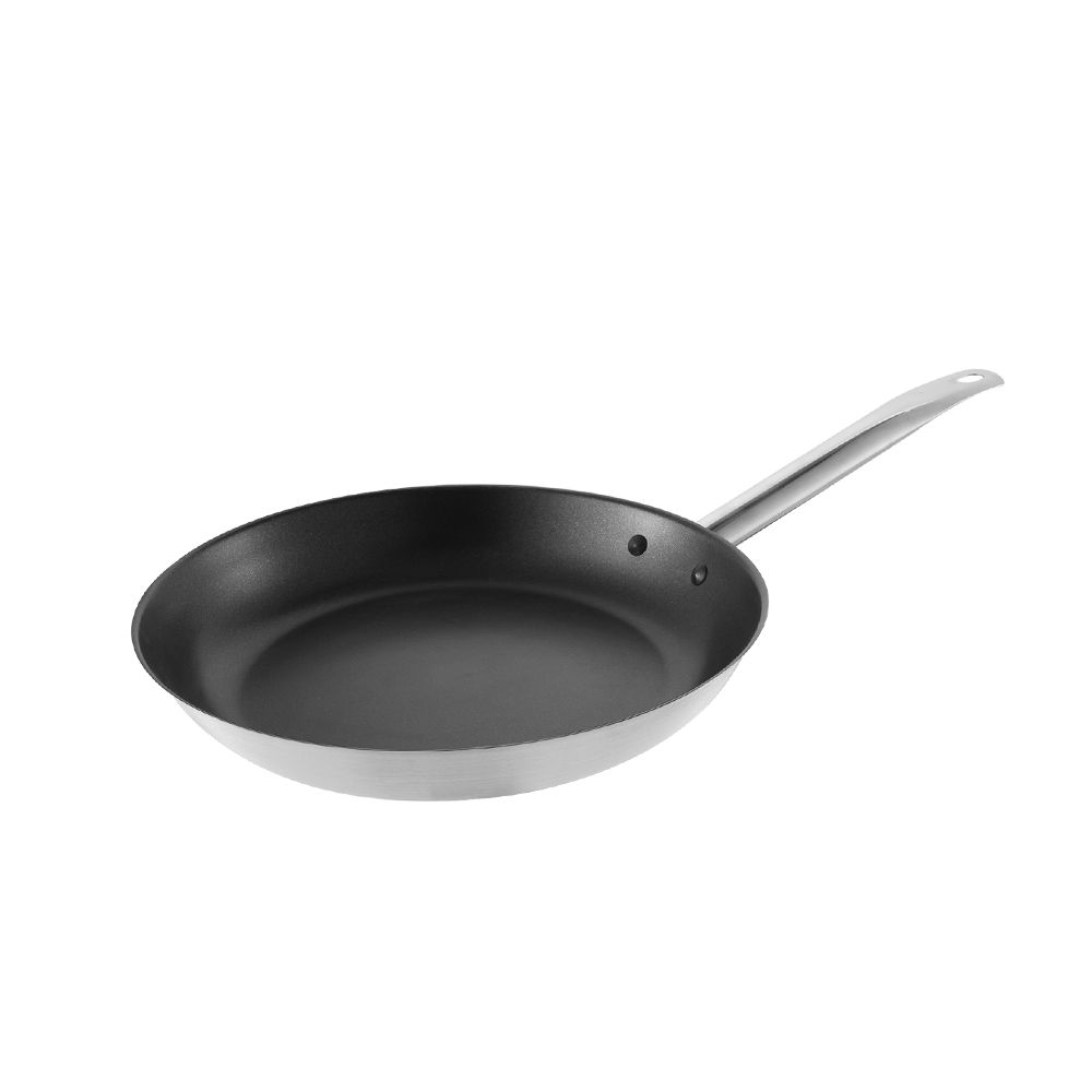Factory Wholesale Good Quality Stainless Steel Non Stick Commercial Kitchenware Frying Pan