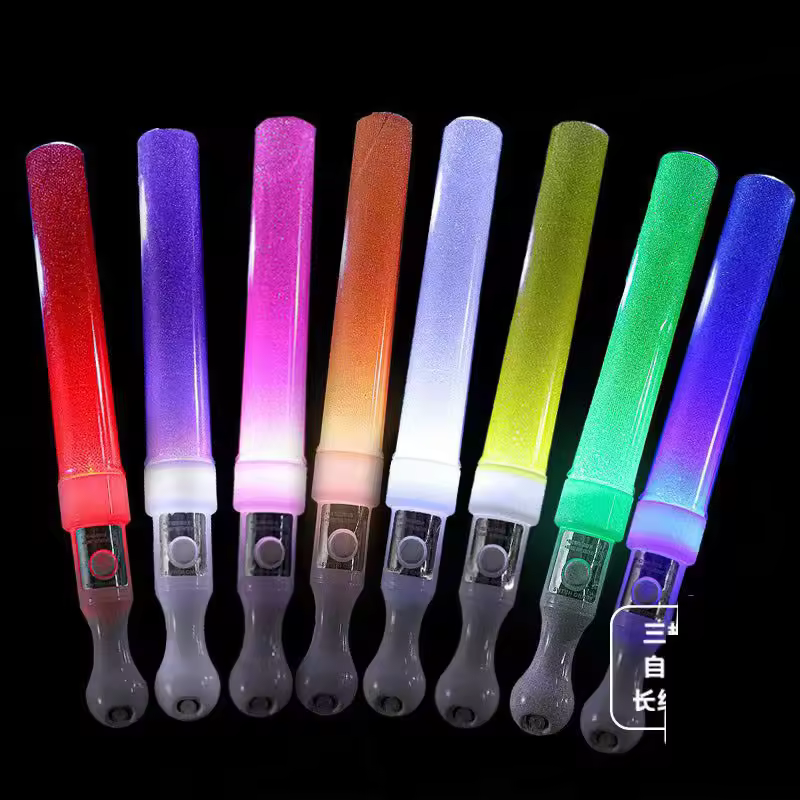 Wholesale Plastic Led Light Stick Props Party Glow Foam Baton For Vocal Concert Light Up Batons