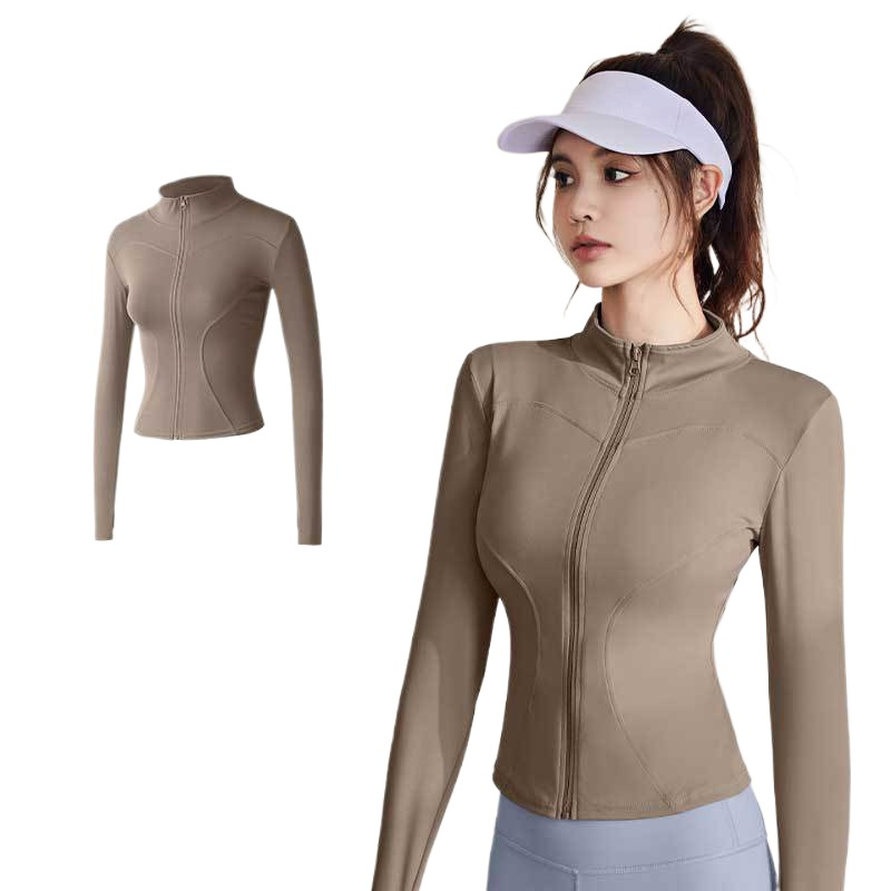 Trendy Workout Jacket and Yoga Running Top for Gym Enthusiasts