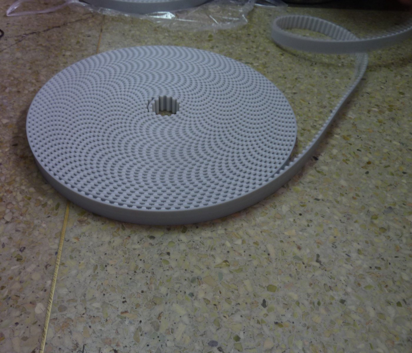 White PU Tooth Timing Belt/Rubber Timing Belt Synchronous Belt