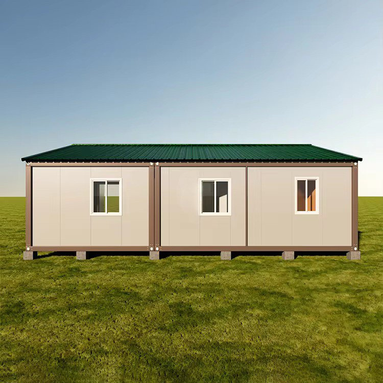 Factory Wholesale Price 20FT Modular Living Pointed Roofs Pack Modular Prefabricated Tiny Prefab Home Villa Container House