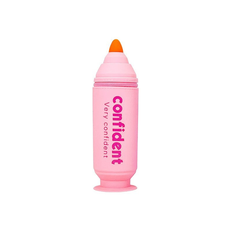 Large Capacity Environmentally Friendly Cute Stationery Silicone Pencil Case