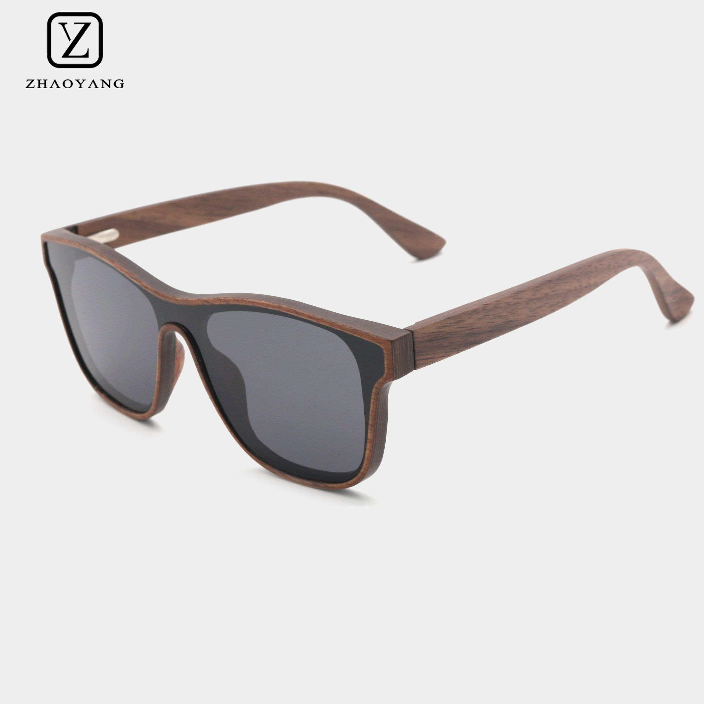 Luxury Full Wood Sunglasses with Polarized Tac Lens and Case