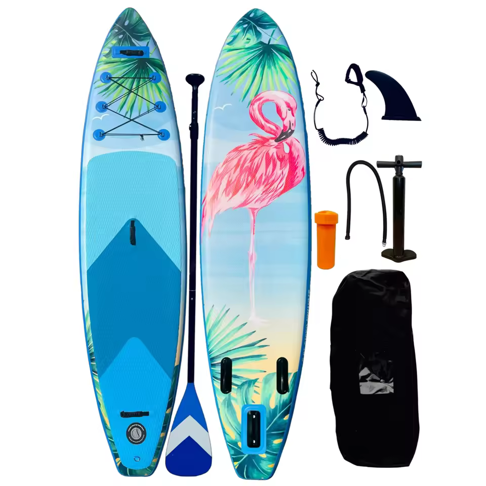 Hitu 2024 Latest Model Stand Up Paddle Board Surfboards Inflatable Board Water Sports