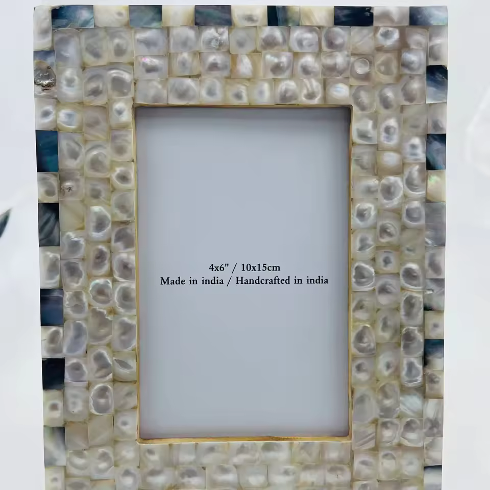 Modern Home Decoration Handmade 100% Mdf Mop Photo Frame Vintage Picture Canvas Frame Lightweight Durable Foldable Wall Mount