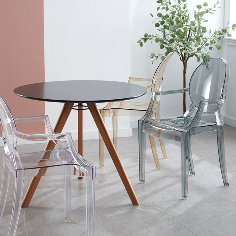 Wholesale Transparent Luxury Wedding Event Party Hotel Clear Plastic Phoenix Resin Dining Living Room Table Chair Furniture