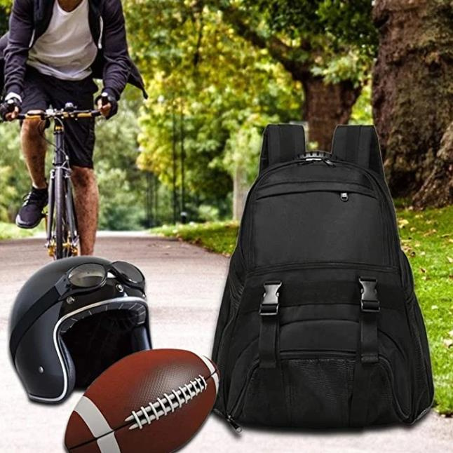 China Supplier Sports Soccer Ball Bag Outdoor Basketball Football Backpack with Shoes Compartment China Factory