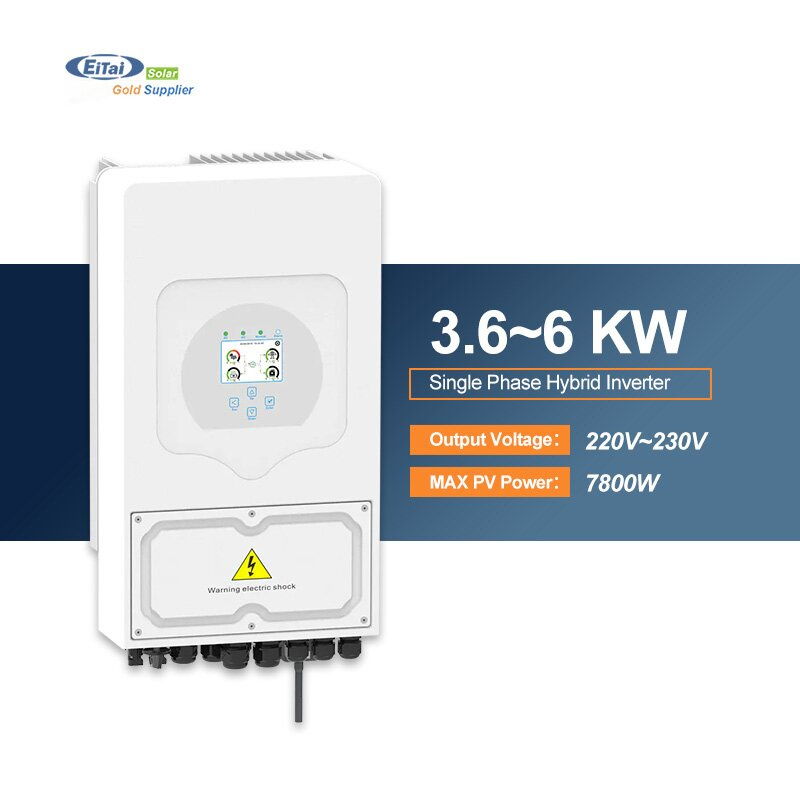 Ready Stock Deye High Quality 5kw 6kw Solar Inverter for Home Use
